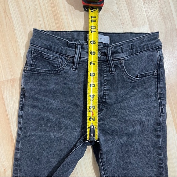 MADEWELL Jeans Women's 27S Grey Skinny Skinny Denim High Rise - Picture 5 of 8